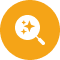 Orange search graphic