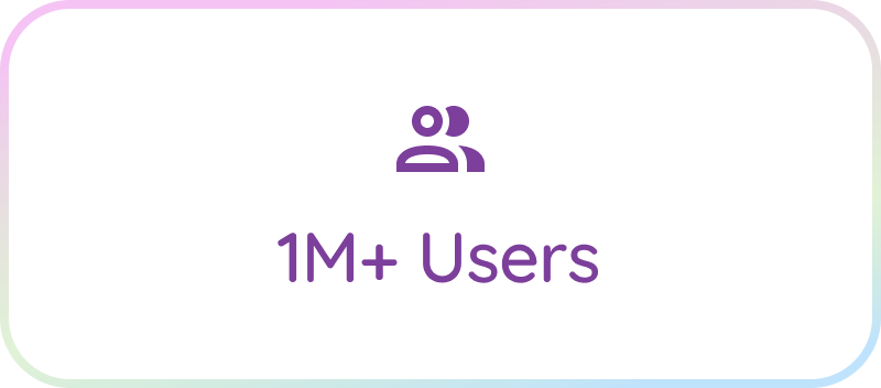1M+ Users Badge
