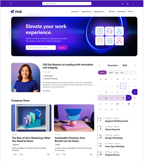 Intranet UI Center