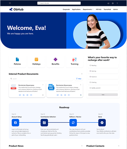 Intranet UI Right