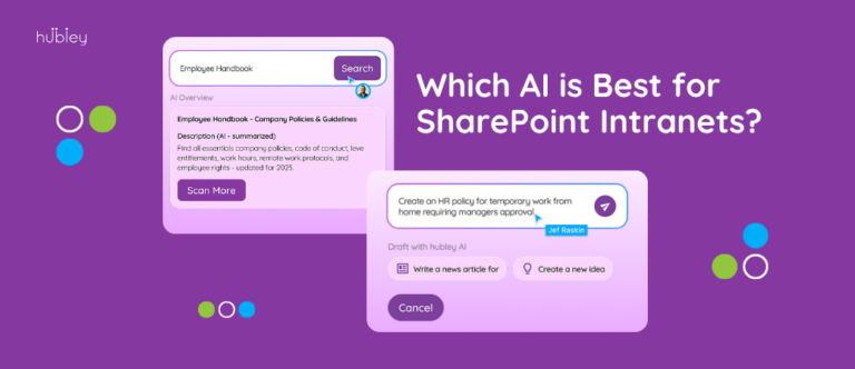 Explore SharePoint Intranet AI solutions designed specifically for your intranet needs, improving collaboration and engagement.