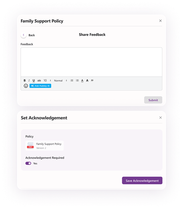 Compliance reporting dashboard preview