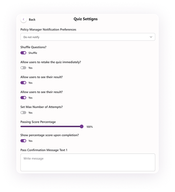 Approval workflow dashboard preview