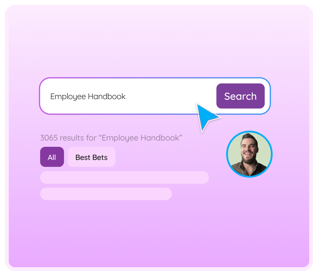 SearchHub intranet search interface