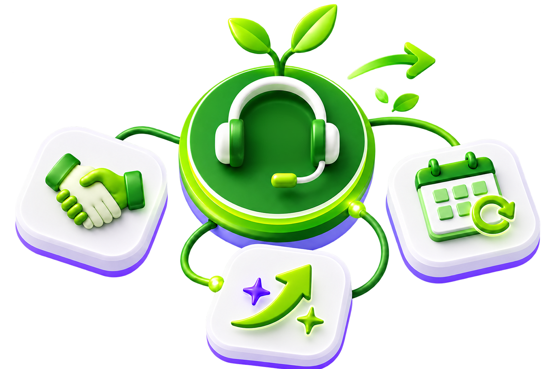 hubley Green support illustration