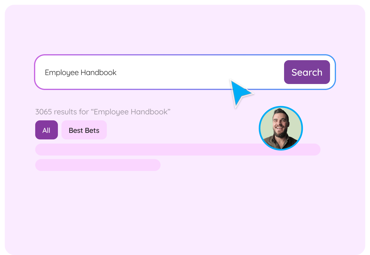 SearchHub+ intranet search interface
